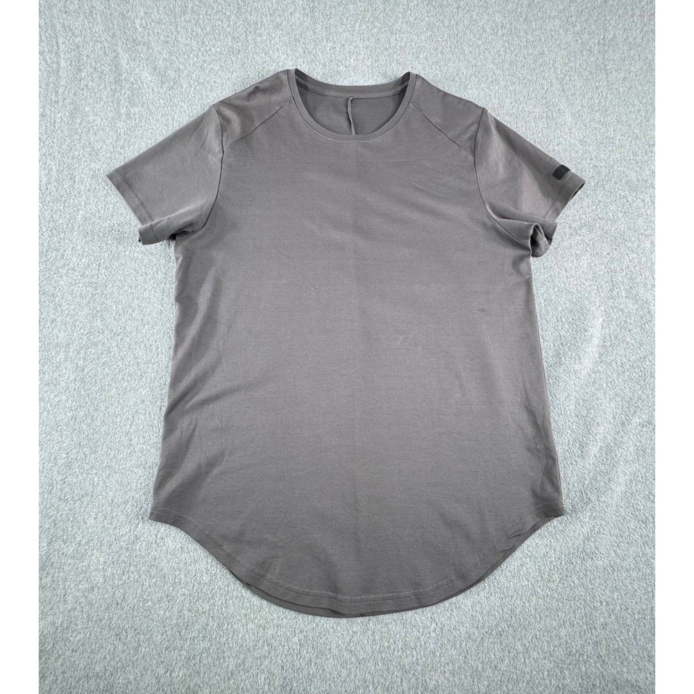 Alphalete Short Sleeve Crew Neck Workout T Shirt Men's XL Gray